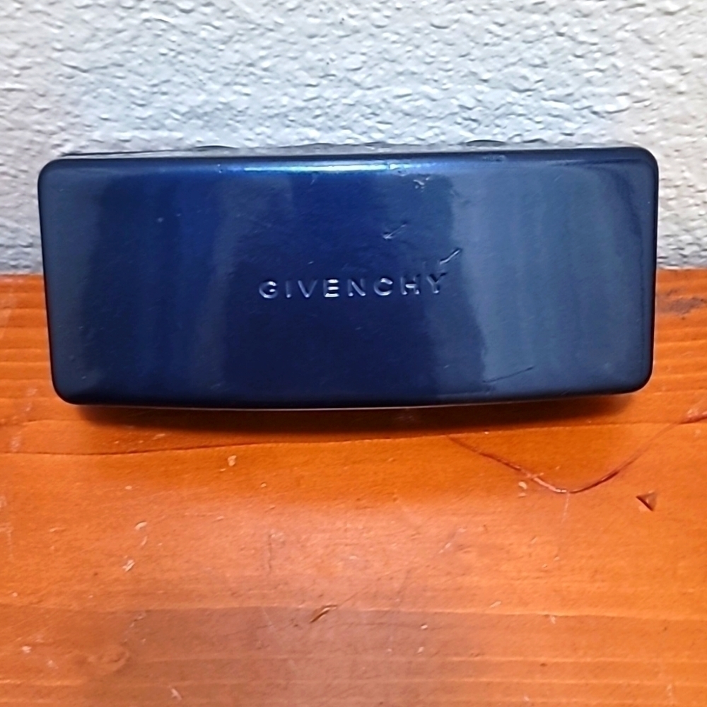VINTAGE‎ GIVENCHY FOLD BLUE GLASSES CASE